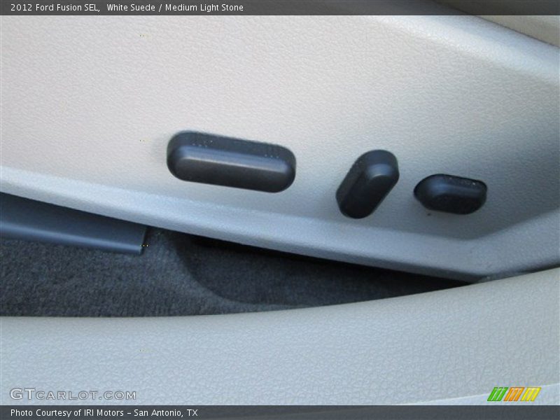 White Suede / Medium Light Stone 2012 Ford Fusion SEL