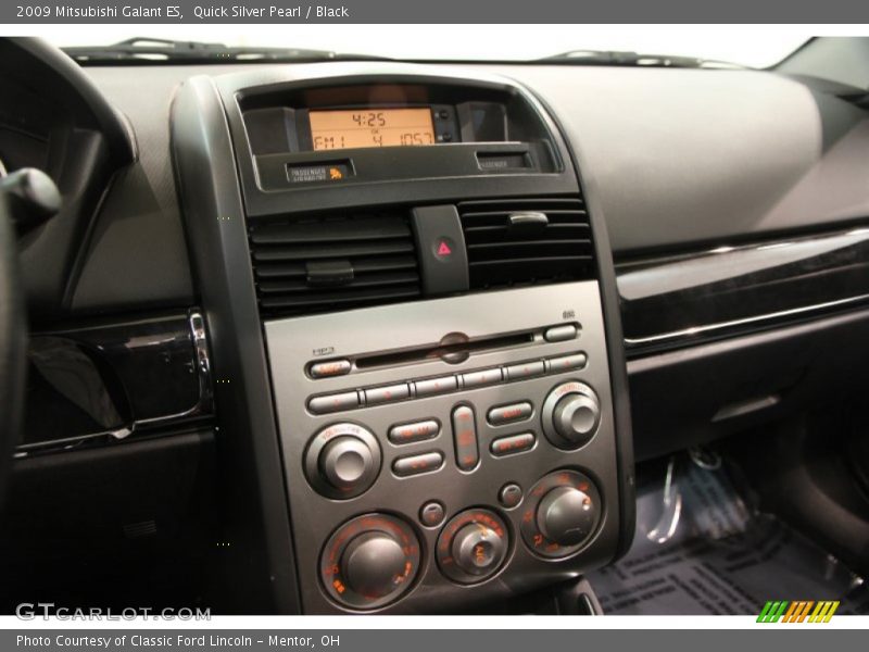 Quick Silver Pearl / Black 2009 Mitsubishi Galant ES