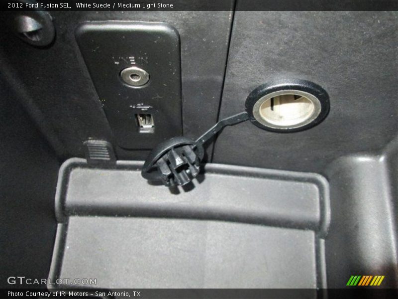 White Suede / Medium Light Stone 2012 Ford Fusion SEL