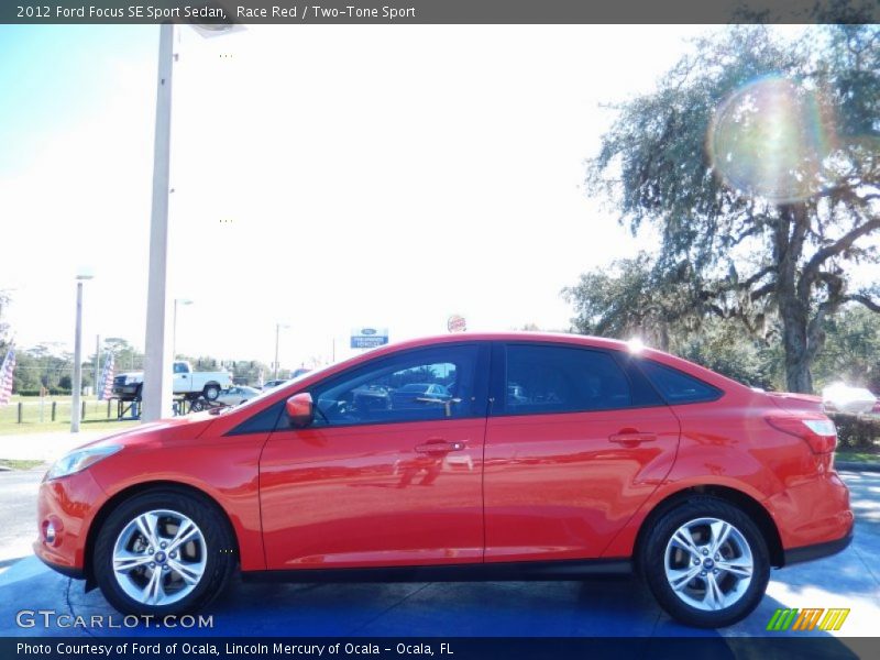Race Red / Two-Tone Sport 2012 Ford Focus SE Sport Sedan