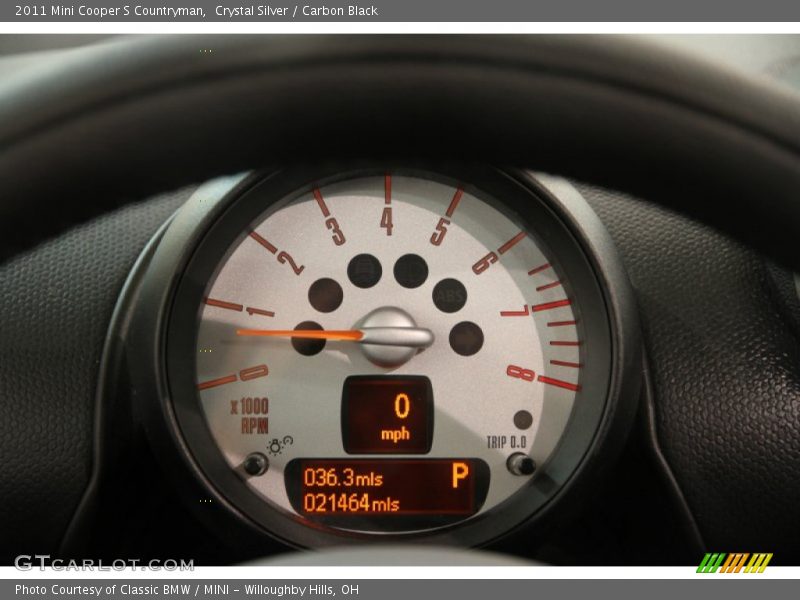 Crystal Silver / Carbon Black 2011 Mini Cooper S Countryman