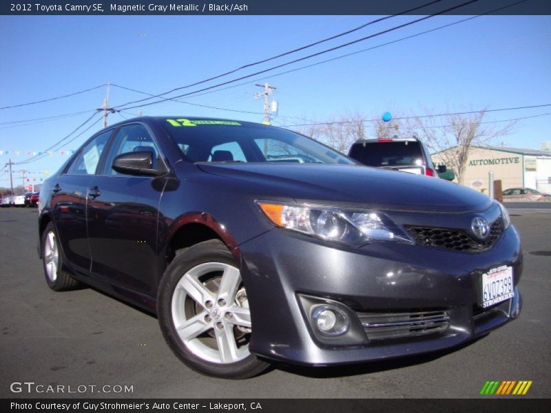 Magnetic Gray Metallic / Black/Ash 2012 Toyota Camry SE