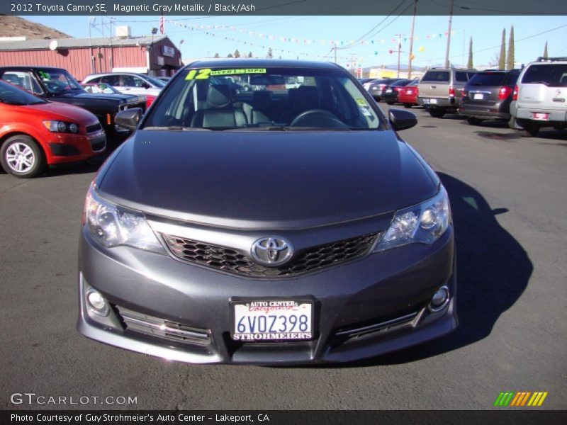 Magnetic Gray Metallic / Black/Ash 2012 Toyota Camry SE
