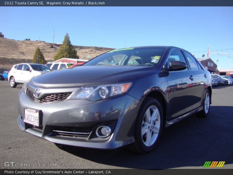 Magnetic Gray Metallic / Black/Ash 2012 Toyota Camry SE