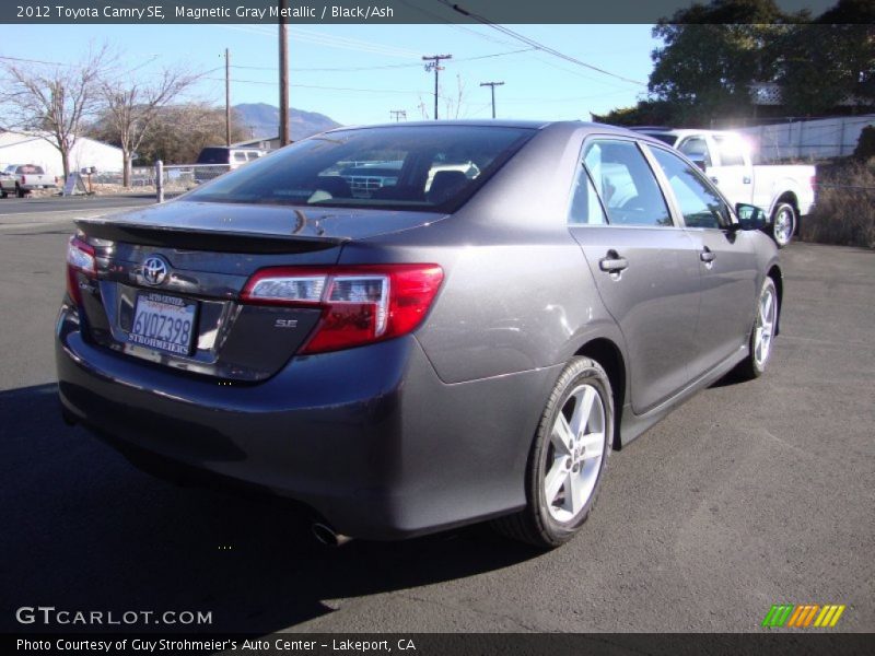 Magnetic Gray Metallic / Black/Ash 2012 Toyota Camry SE