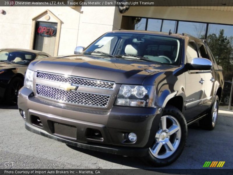 Taupe Gray Metallic / Dark Titanium/Light Titanium 2010 Chevrolet Avalanche LTZ 4x4