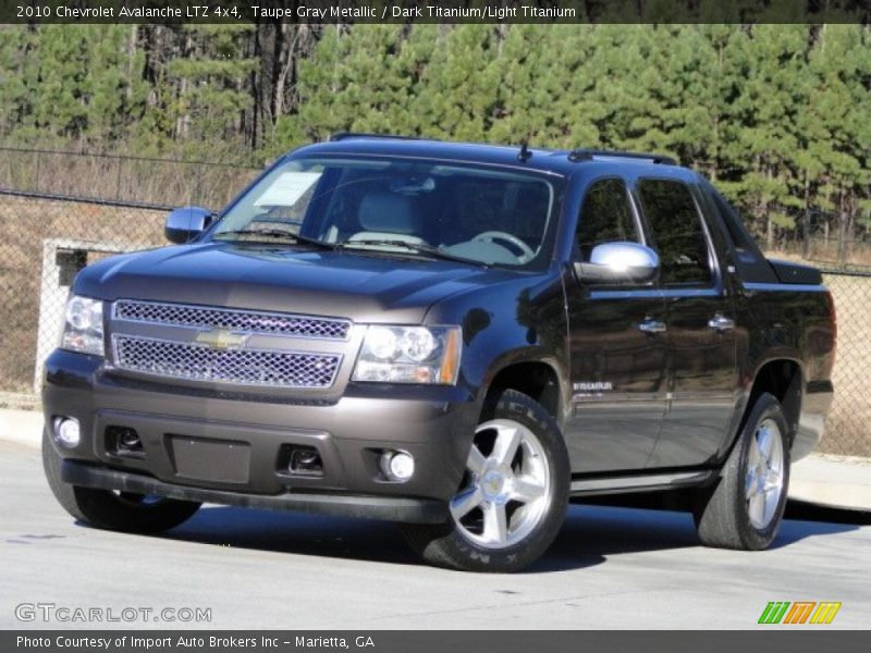 Taupe Gray Metallic / Dark Titanium/Light Titanium 2010 Chevrolet Avalanche LTZ 4x4