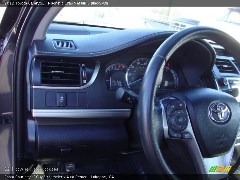 Magnetic Gray Metallic / Black/Ash 2012 Toyota Camry SE