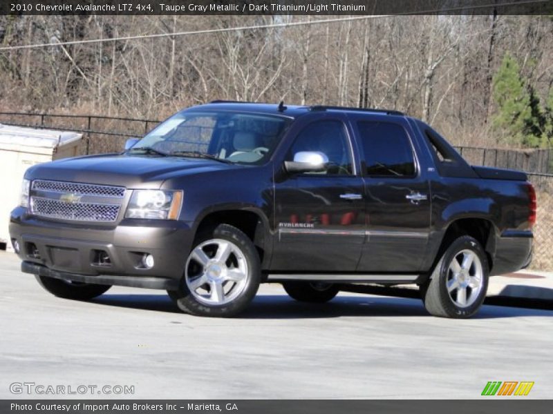 Taupe Gray Metallic / Dark Titanium/Light Titanium 2010 Chevrolet Avalanche LTZ 4x4