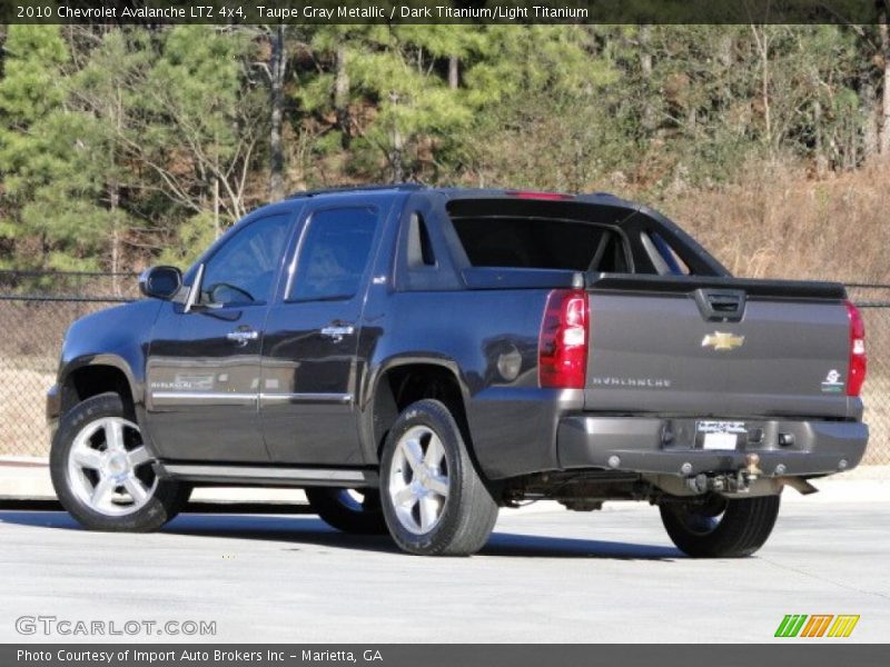 Taupe Gray Metallic / Dark Titanium/Light Titanium 2010 Chevrolet Avalanche LTZ 4x4
