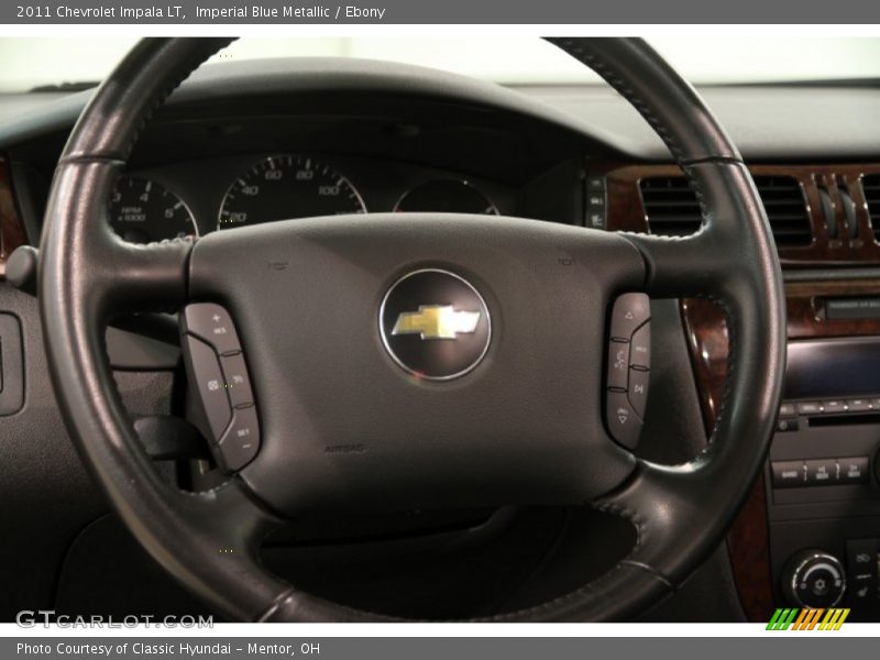 Imperial Blue Metallic / Ebony 2011 Chevrolet Impala LT