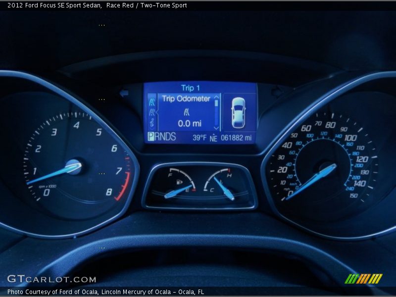 Race Red / Two-Tone Sport 2012 Ford Focus SE Sport Sedan