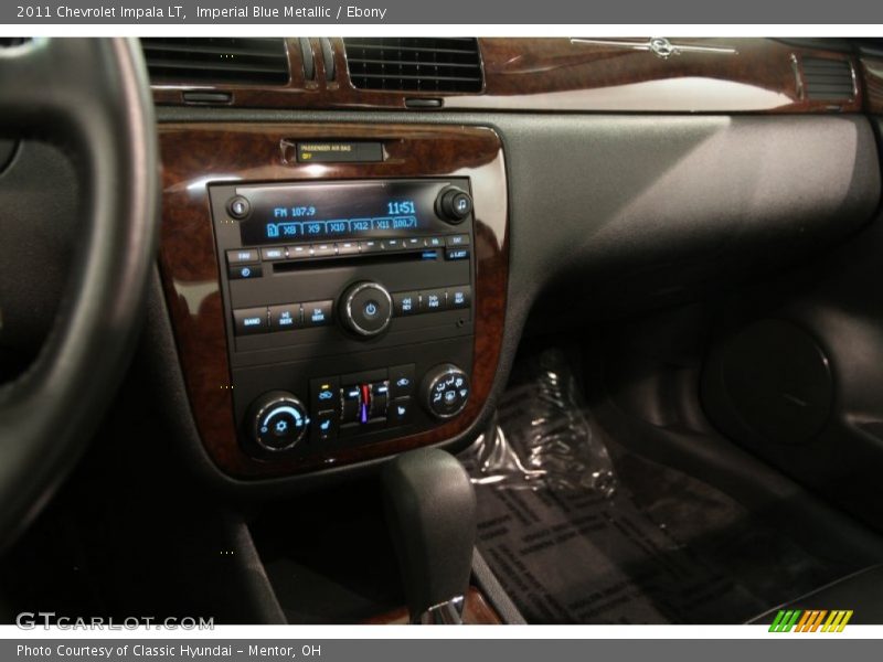 Imperial Blue Metallic / Ebony 2011 Chevrolet Impala LT