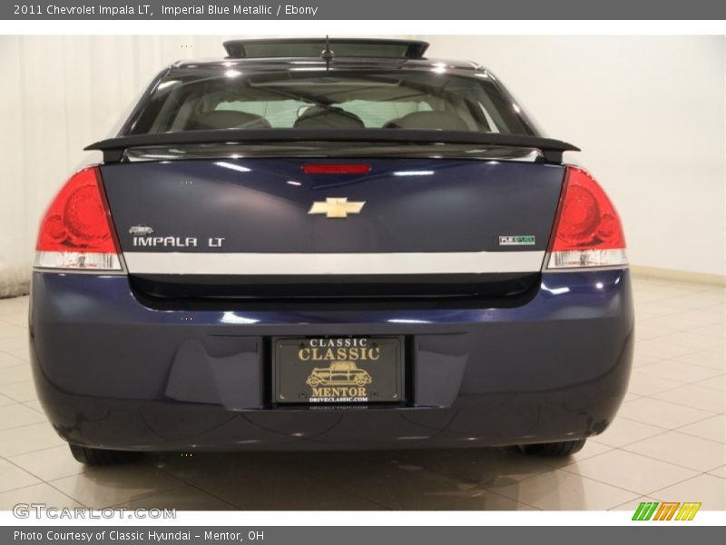 Imperial Blue Metallic / Ebony 2011 Chevrolet Impala LT