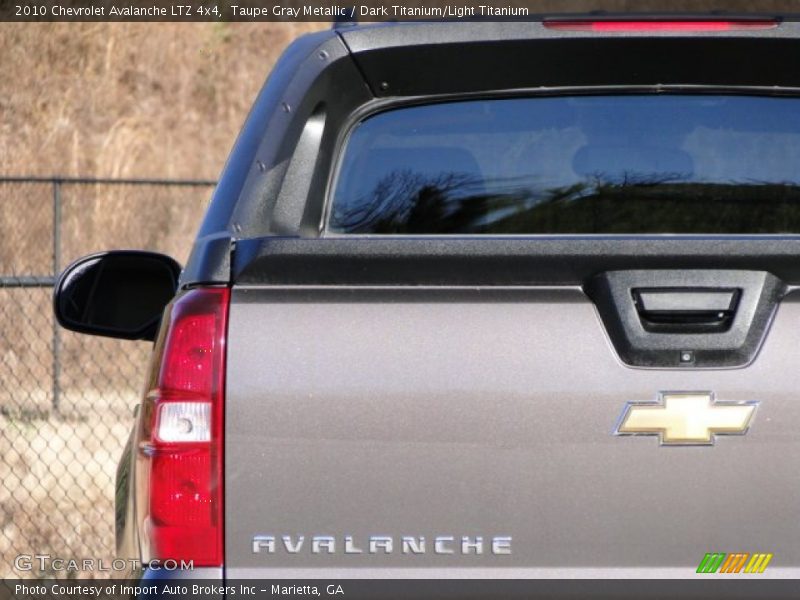 Taupe Gray Metallic / Dark Titanium/Light Titanium 2010 Chevrolet Avalanche LTZ 4x4