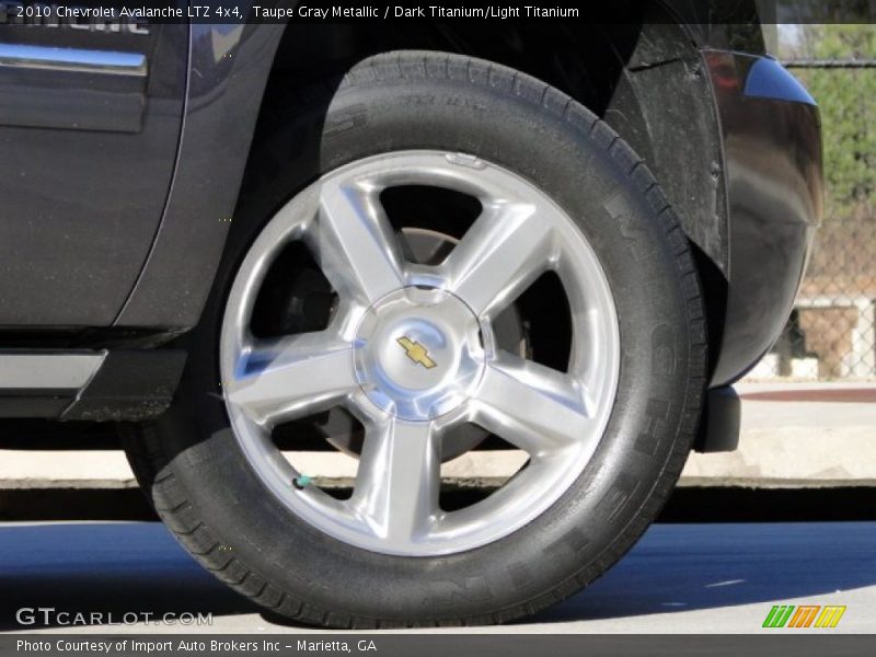 Taupe Gray Metallic / Dark Titanium/Light Titanium 2010 Chevrolet Avalanche LTZ 4x4