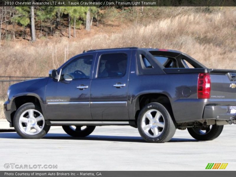 Taupe Gray Metallic / Dark Titanium/Light Titanium 2010 Chevrolet Avalanche LTZ 4x4