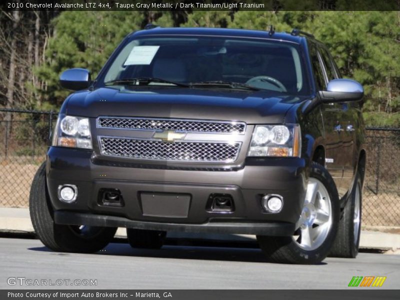 Taupe Gray Metallic / Dark Titanium/Light Titanium 2010 Chevrolet Avalanche LTZ 4x4