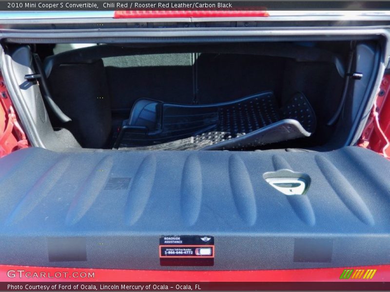 Chili Red / Rooster Red Leather/Carbon Black 2010 Mini Cooper S Convertible
