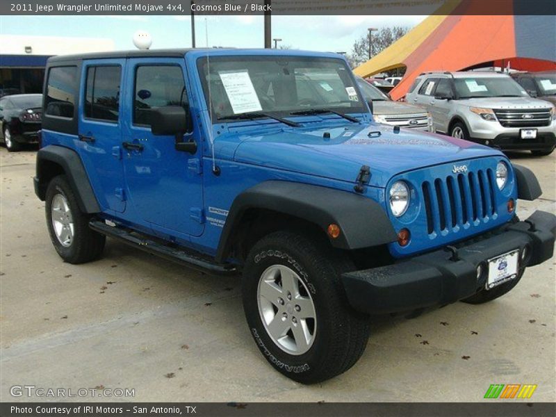 Cosmos Blue / Black 2011 Jeep Wrangler Unlimited Mojave 4x4