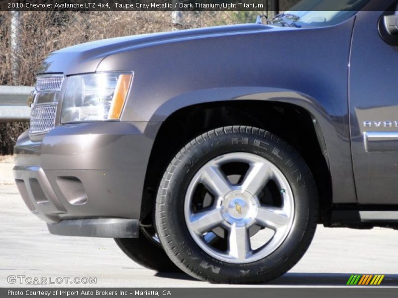Taupe Gray Metallic / Dark Titanium/Light Titanium 2010 Chevrolet Avalanche LTZ 4x4