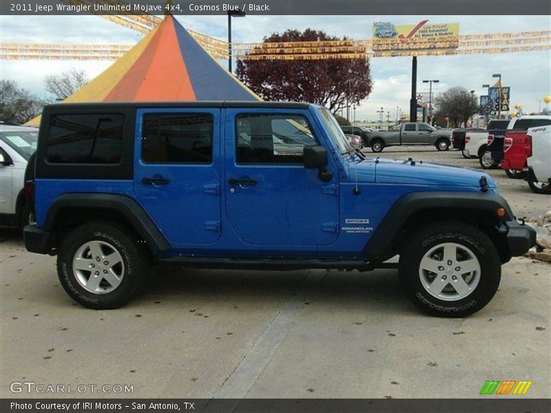 Cosmos Blue / Black 2011 Jeep Wrangler Unlimited Mojave 4x4