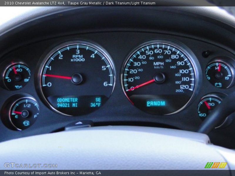 Taupe Gray Metallic / Dark Titanium/Light Titanium 2010 Chevrolet Avalanche LTZ 4x4