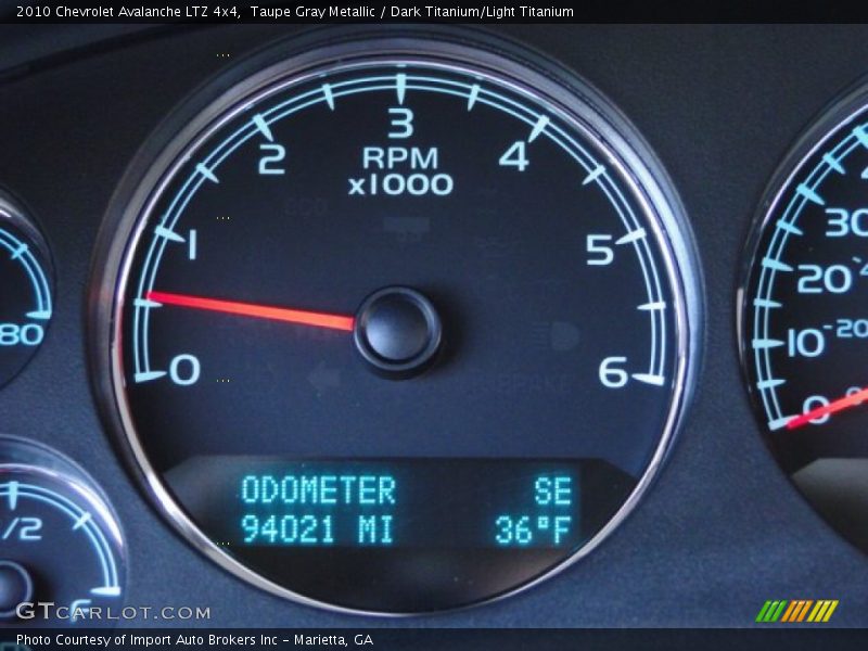Taupe Gray Metallic / Dark Titanium/Light Titanium 2010 Chevrolet Avalanche LTZ 4x4