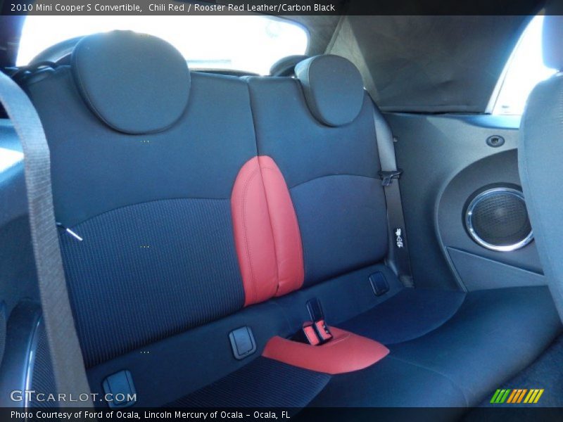 Rear Seat of 2010 Cooper S Convertible
