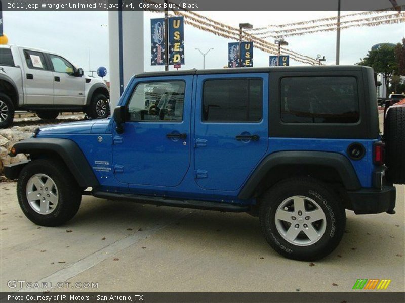 Cosmos Blue / Black 2011 Jeep Wrangler Unlimited Mojave 4x4