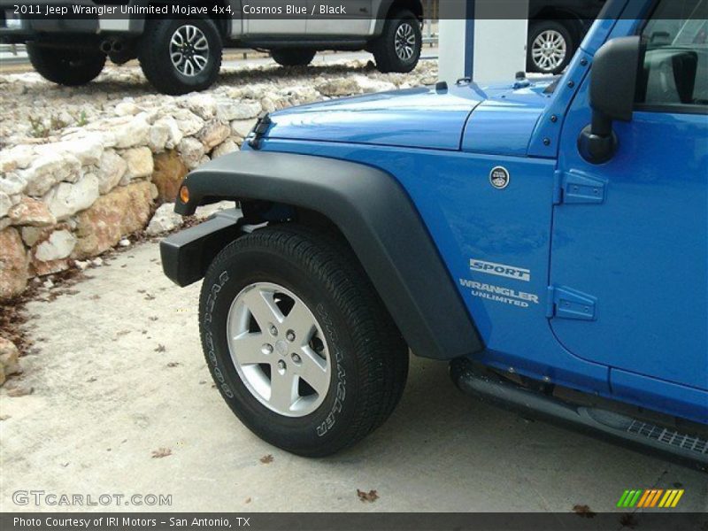 Cosmos Blue / Black 2011 Jeep Wrangler Unlimited Mojave 4x4