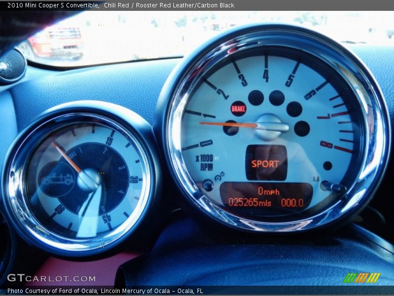  2010 Cooper S Convertible S Convertible Gauges