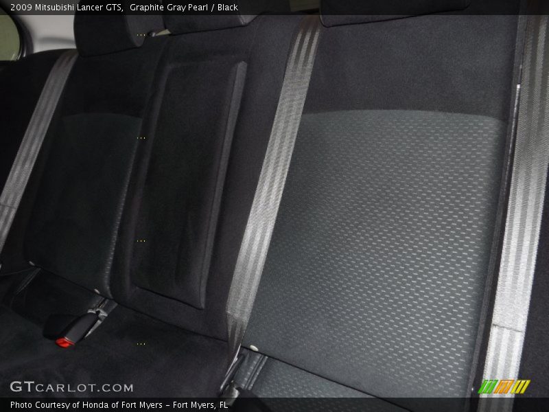 Graphite Gray Pearl / Black 2009 Mitsubishi Lancer GTS