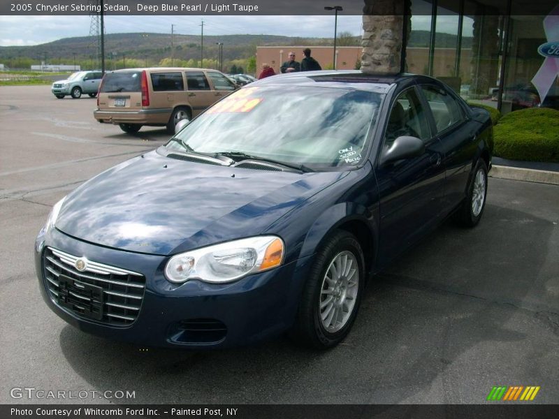 Deep Blue Pearl / Light Taupe 2005 Chrysler Sebring Sedan