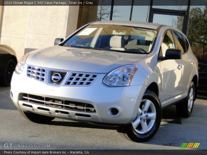 Silver Ice / Gray 2010 Nissan Rogue S 360 Value Package