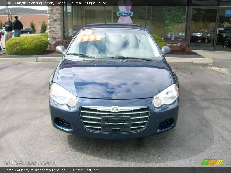 Deep Blue Pearl / Light Taupe 2005 Chrysler Sebring Sedan