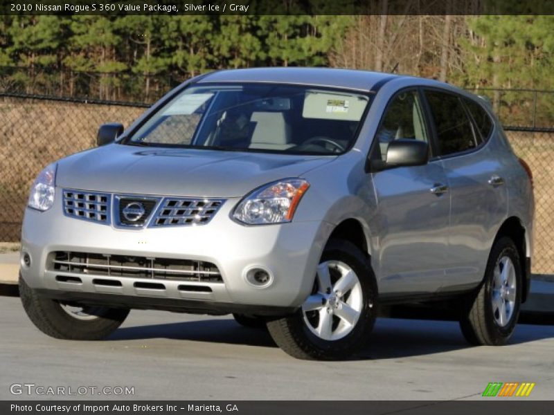 Silver Ice / Gray 2010 Nissan Rogue S 360 Value Package