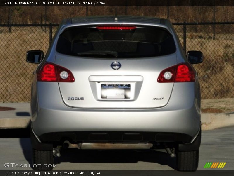 Silver Ice / Gray 2010 Nissan Rogue S 360 Value Package