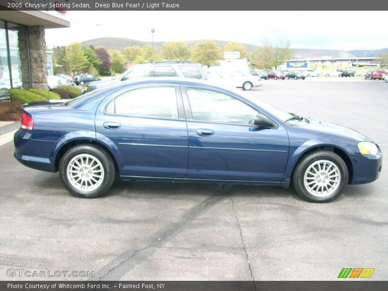 Deep Blue Pearl / Light Taupe 2005 Chrysler Sebring Sedan