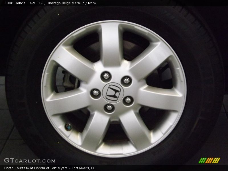 Borrego Beige Metallic / Ivory 2008 Honda CR-V EX-L