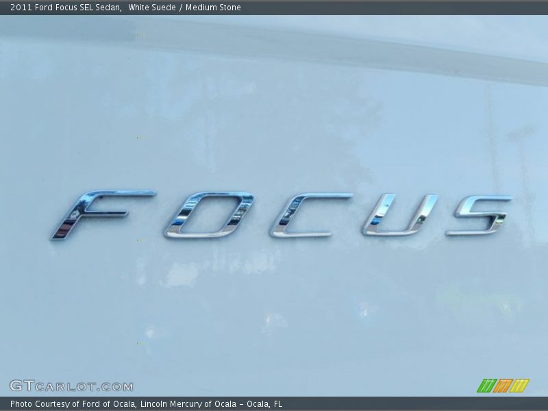White Suede / Medium Stone 2011 Ford Focus SEL Sedan