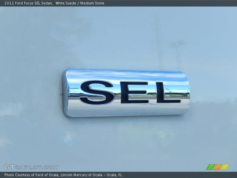 White Suede / Medium Stone 2011 Ford Focus SEL Sedan