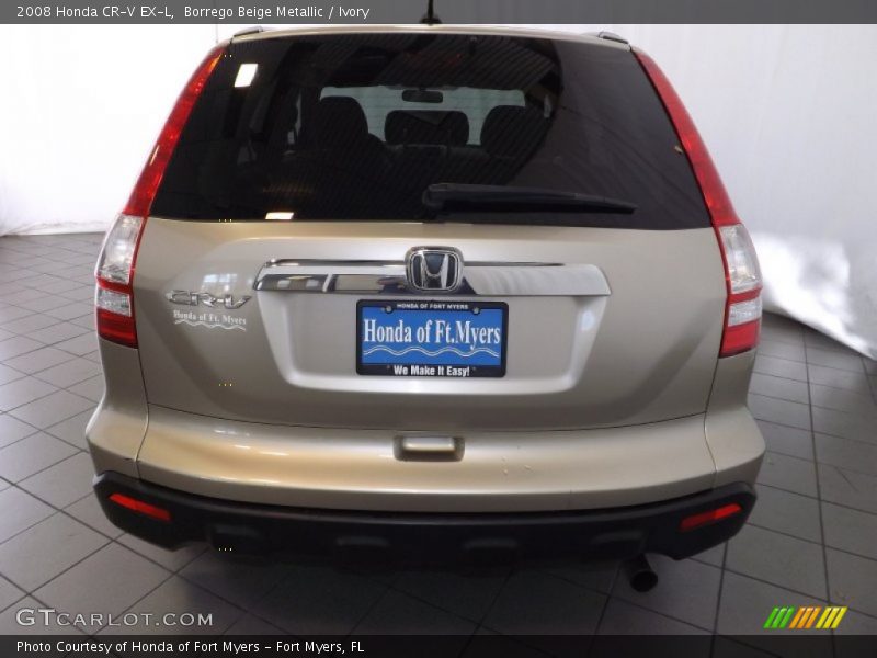 Borrego Beige Metallic / Ivory 2008 Honda CR-V EX-L