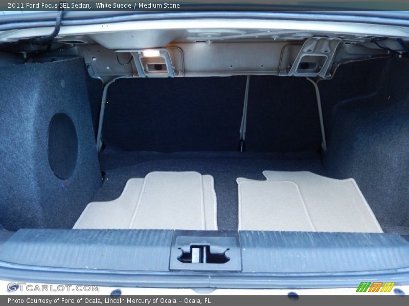 White Suede / Medium Stone 2011 Ford Focus SEL Sedan