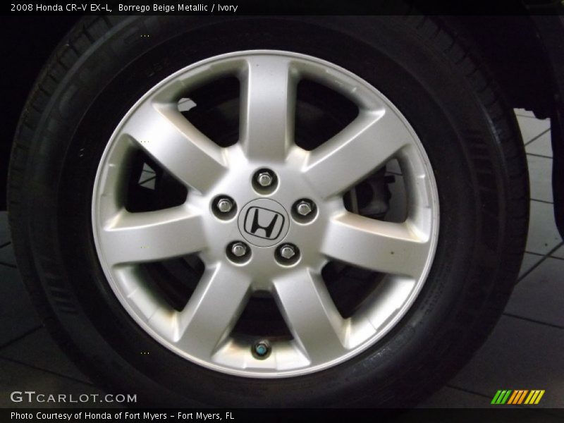 Borrego Beige Metallic / Ivory 2008 Honda CR-V EX-L