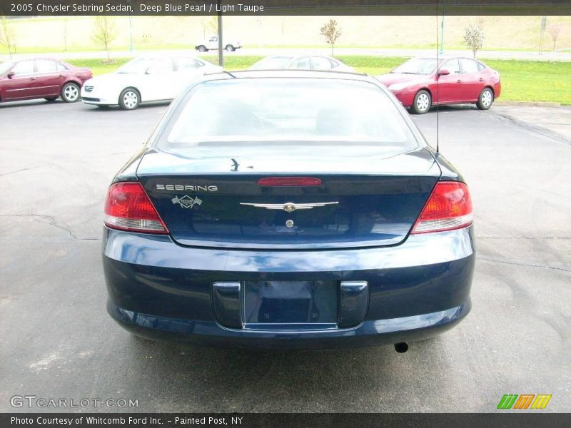 Deep Blue Pearl / Light Taupe 2005 Chrysler Sebring Sedan