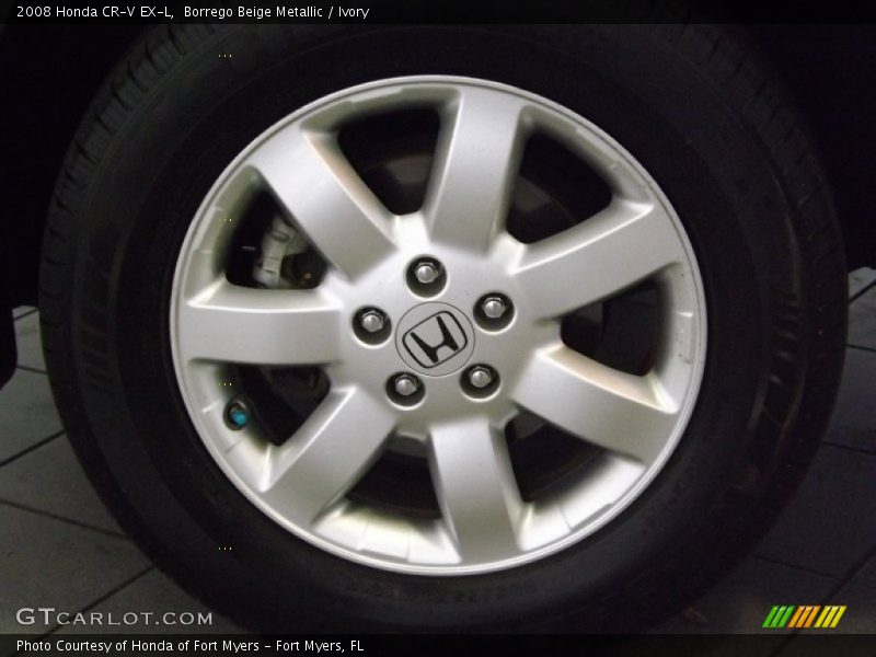 Borrego Beige Metallic / Ivory 2008 Honda CR-V EX-L