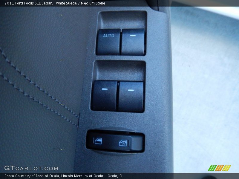 White Suede / Medium Stone 2011 Ford Focus SEL Sedan