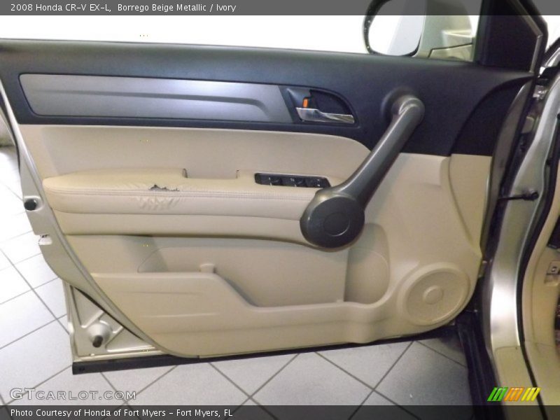 Borrego Beige Metallic / Ivory 2008 Honda CR-V EX-L