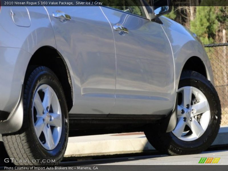 Silver Ice / Gray 2010 Nissan Rogue S 360 Value Package